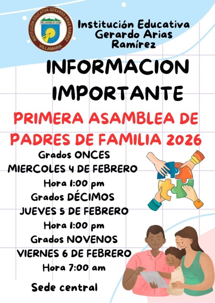 Primera asamblea de padres de familia 2026